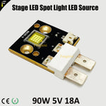 projecteur scène led 60w 90w gobo haute luminosité noir doré techno