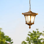 lampe suspendue or noir ornements dorés motifs géométriques opalescente classique vintage chambre salon