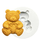 moule silicone ours coeurs décoration gâteau fondant sugarcraft résine cupcakes cartoonaire respectueux environnement