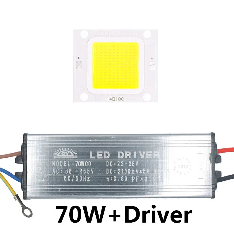 puce led cob haute puissance blanc chaud projecteur ampoule diy électronique composants électronique