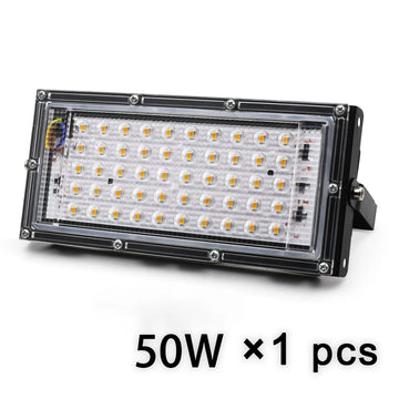 projecteur led 100w 50w noir moderne ip65 extérieur intérieur 220v