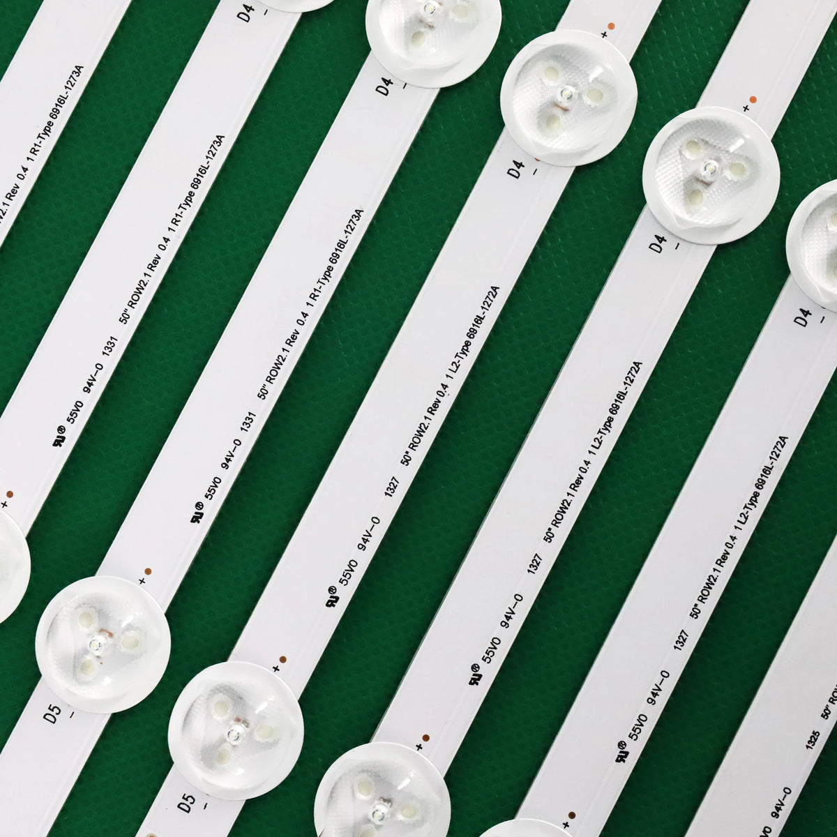 barres lumineuses led blanc texturées industrielles compatibles téléviseurs blancs translucides