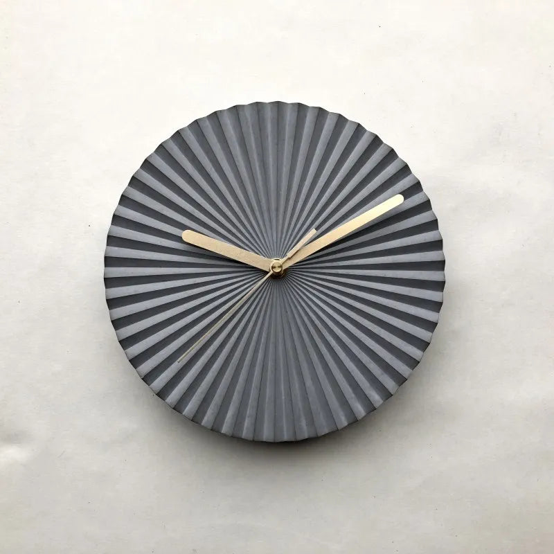 Moule horloge ronde silicone vue de dessus