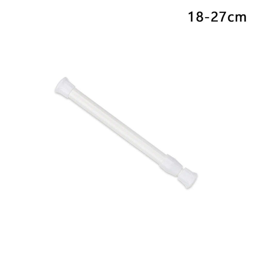 tige télescopique réglable blanc moderne adhésif 18 27cm 25 40cm 30 50cm 40 70cm