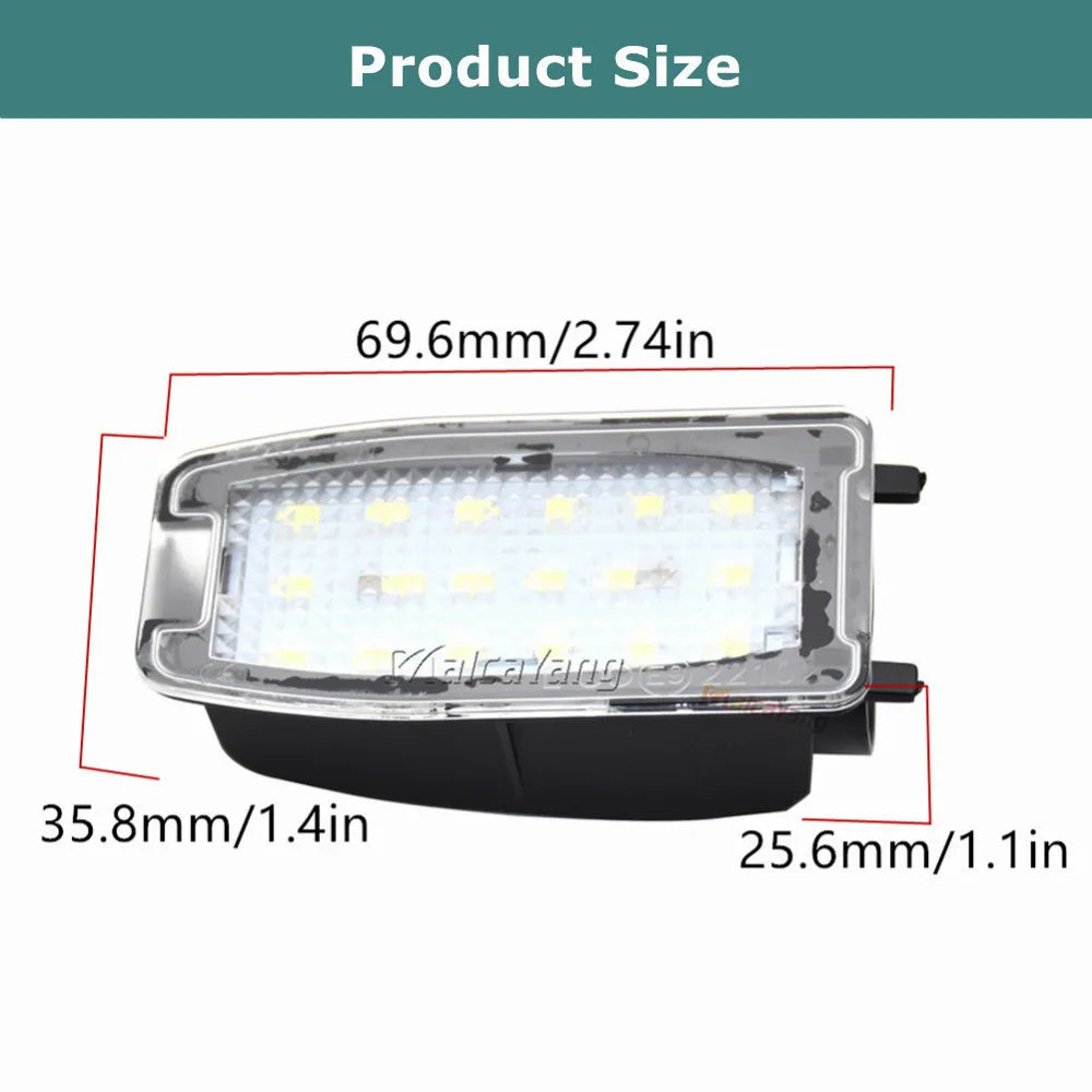 lampe led blanc moderne clips 2400 lumens 12v éclairage voie land rover range rover