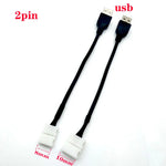 câble usb led 8mm 10mm 30pièces connecteur adhésif noir plat moderne