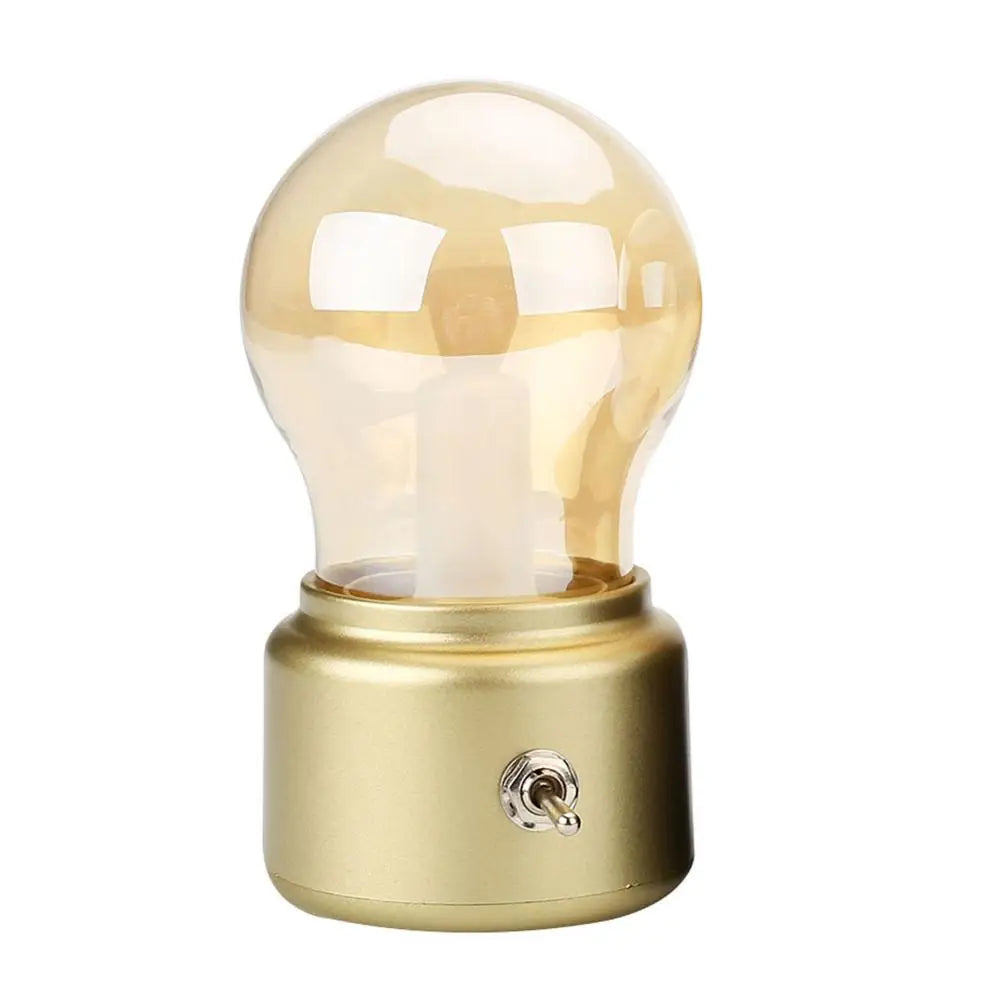lampe led dorée transparente moderne veilleuse rechargeable urgence chambre bébé fixations vis