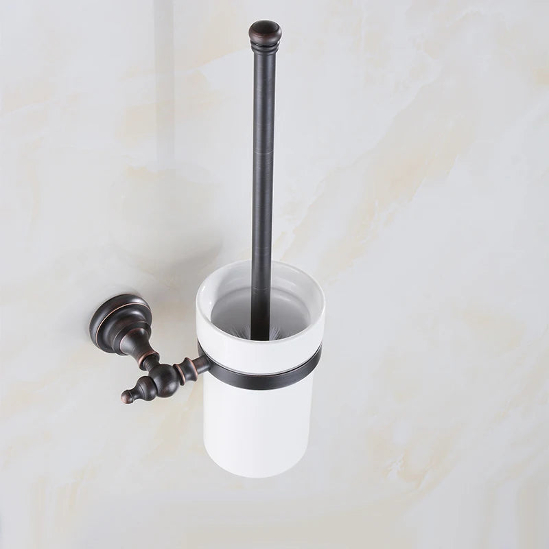 accessoires salle bain bronze brosse wc porte serviettes anneau serviettes porte papier toilette classic