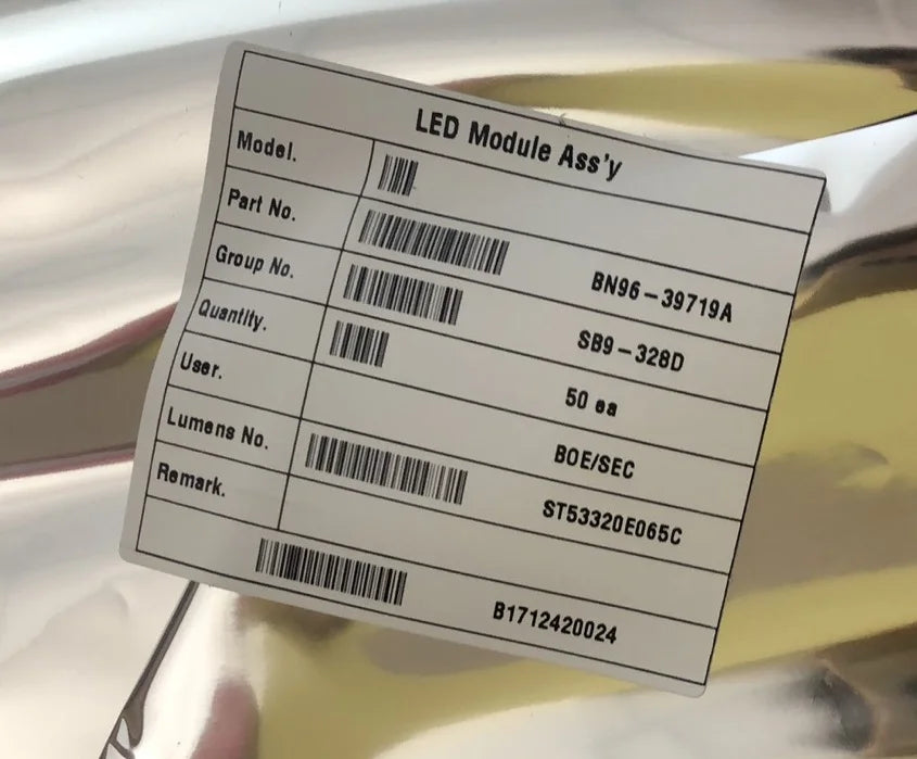 Module LED argenté adhésif moderne 50 pièces flux lumineux moins60V tension5V durée100000heures SMD
