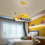 Suspension char militaire vert jaune contemporaine télécommande chambre salon étudié