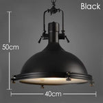 lampe suspendue industrielle vintage or argent noir métal brillant e27 étude salon chambrehôtel