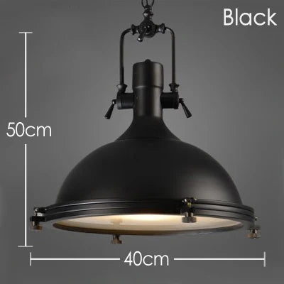 lampe suspendue industrielle vintage or argent noir métal brillant e27 étude salon chambrehôtel