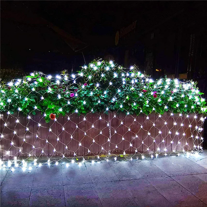 Modes d'éclairage variés de la guirlande lumineuse rideau