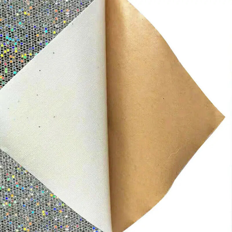 tissu pailleté violet argent doré moderne adhésif 20cm 120cm élégant brillance paillettes opacité bricolage