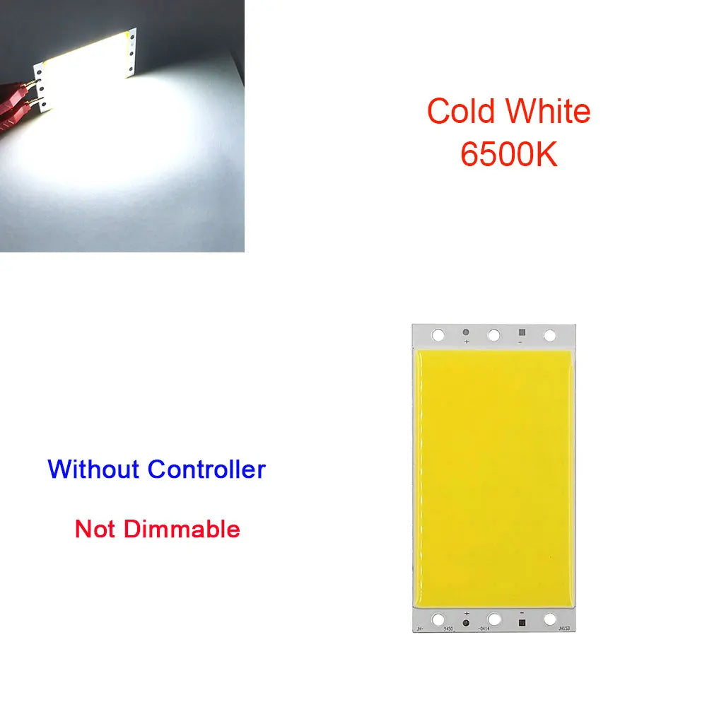 panneau led 12v 15w 1500lm blanc jaune moderne télécommande lumière travail