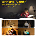 lampe rechargeable led noir blanc flexible clipser nocturne charge usb moderne