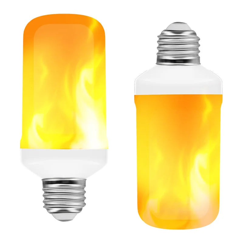 ampoule led effet flamme moderne jaune orange scintillement éclairage intérieur e27 b22 e14