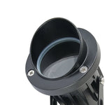projecteur led moderne étanche noir vis fixation ip65 lumière extérieure jardin industrielle