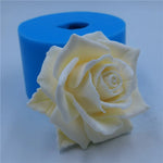 moule silicone savon cire bougie fleur rose réaliste non toxique alimentaire doux flexible artisanal