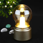 lampe led dorée transparente moderne veilleuse rechargeable urgence chambre bébé fixations vis