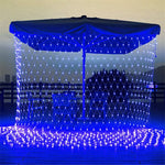 filet lumineux blanc chaud bleu multicolore jardin noël vacances interrupteur distance led moderne