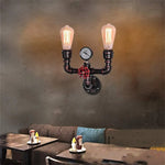lampe murale industrielle métal vieilli bronze éclairage quotidien chambre salon cuisine étudié entree sdb