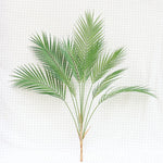 plantes artificielles feuilles palmier vert clair moderne décoration extérieure herbe fine régulière opaqueness exposition