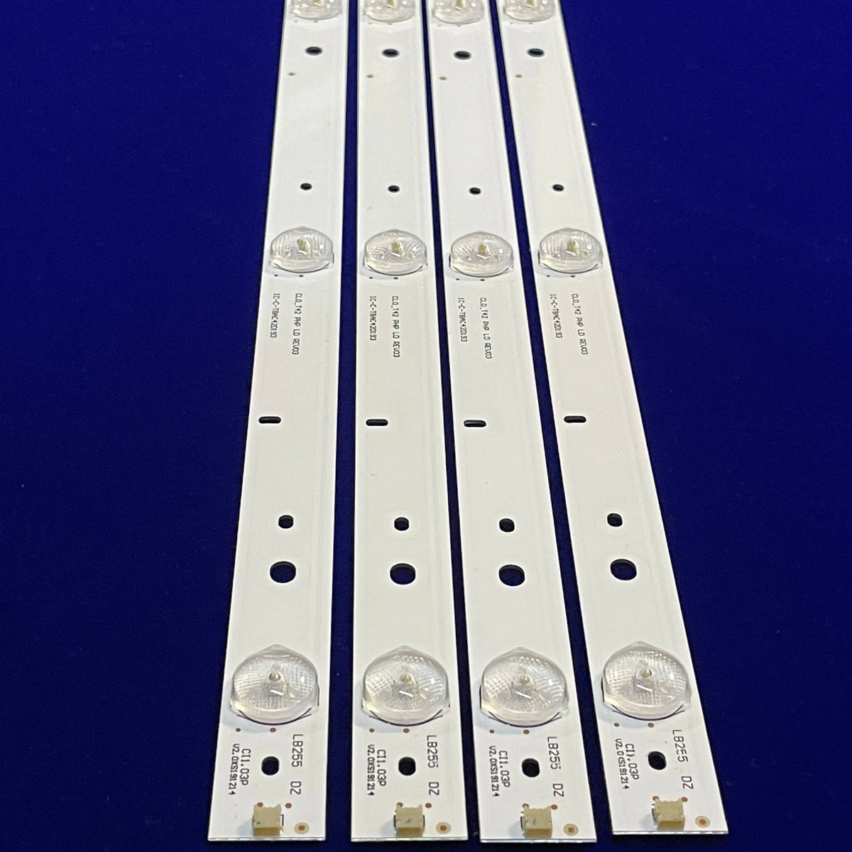bande lumineuse led leds blanc transparent moderne adhésif bandes 790mm