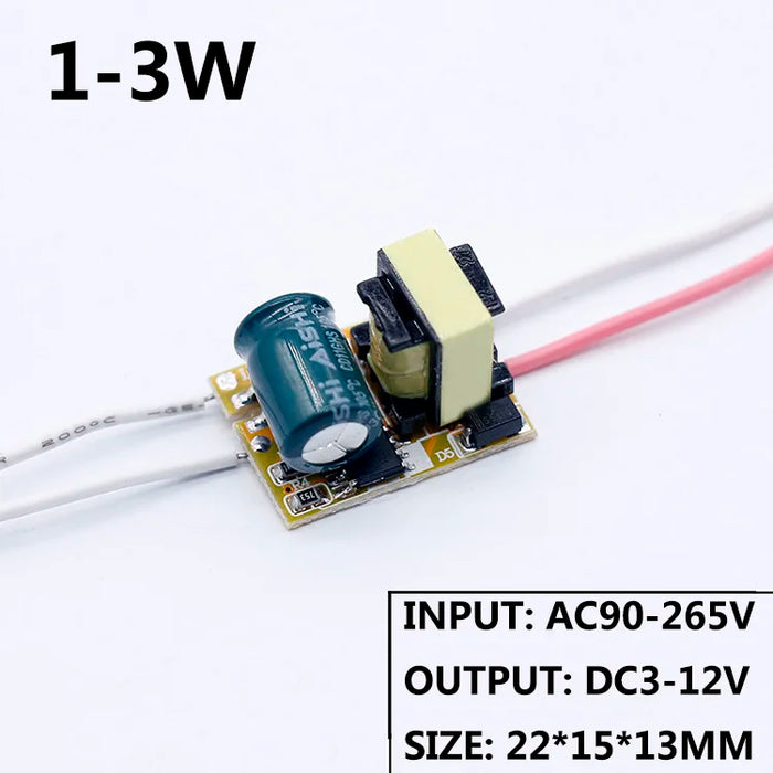 transformateur alimentation led secteur dc basse tension adaptateur éclairage électronique circuit imprimé robuste