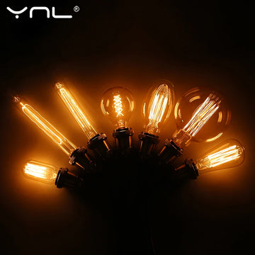 ampoule led filament spirale vintage rétro dorée transparente e27 salon décoration intérieur