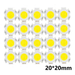 ampoules led cob 3w 5w 7w 10w blanc jaune 20mm haute puissance diy spot