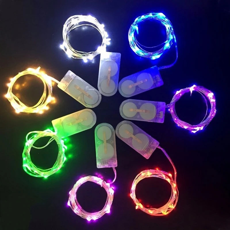 guirlande lumineuse multicolore led adhésive moderne noël vacances 40 leds 4m