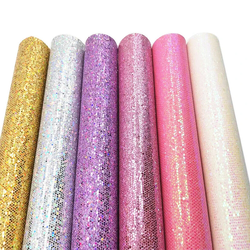 tissu pailleté violet argent doré moderne adhésif 20cm 120cm élégant brillance paillettes opacité bricolage