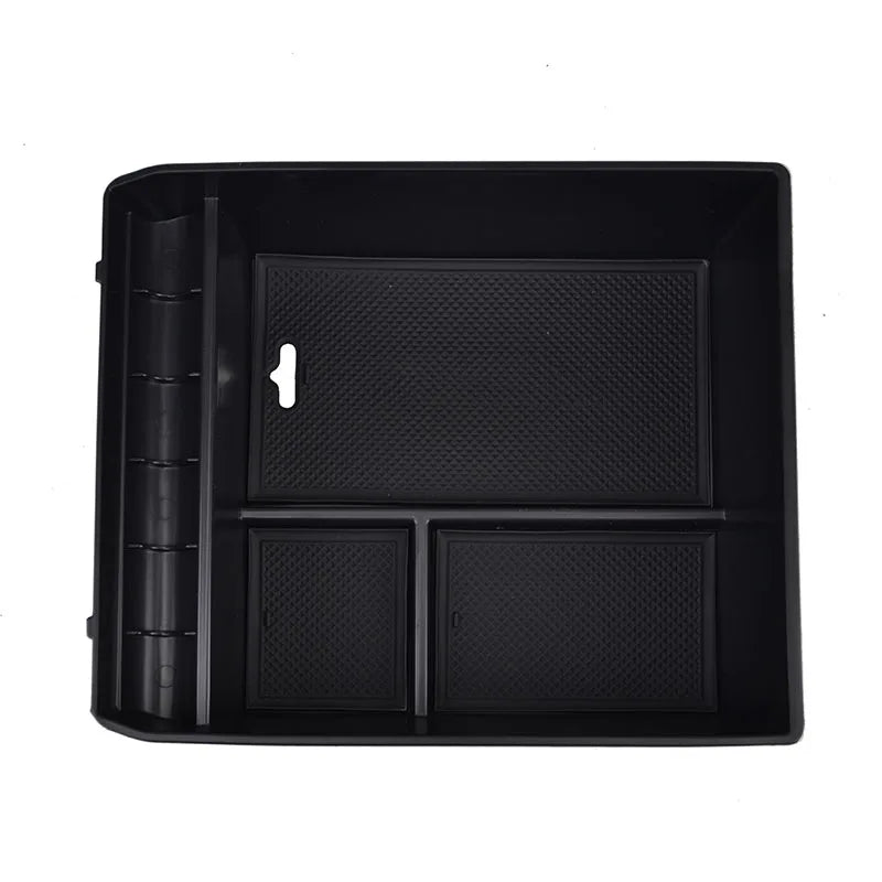 organisateur boîte gants voiture insert noir texturé surface lisse utile minimaliste