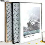 Cadre photo métal aluminium 30x40 noir moderne pour mur