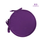 coussin chaise rond siège décoration maison moderne couleur unie