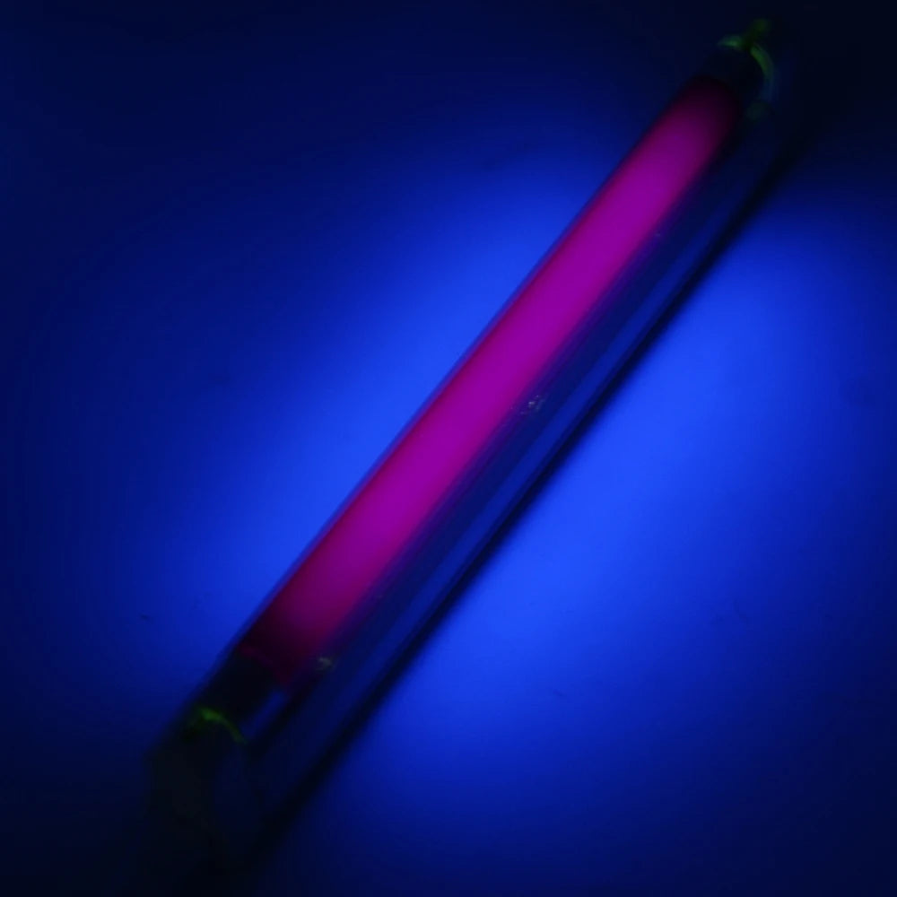 tube fluorescent uva 365nm 10w 15w noir moderne détection fluorescence anti contrefaçon adhésif support