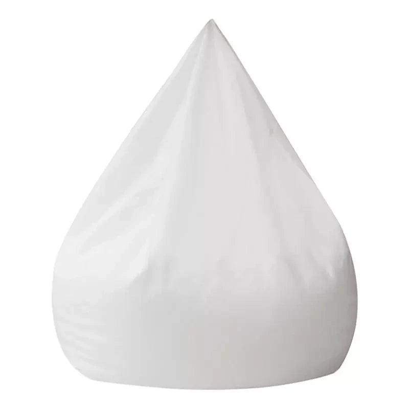 coussin goutte forme blanc uni moderne zipper housse imperméable extérieur 70cm 80cm 95cm 100cm
