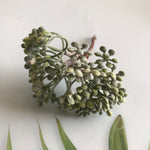 bouquet artificiel fleurs petites variées tringle violet vert blanc rose gris rouge naturel