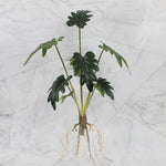 décoration intérieure plante artificielle verte feuilles modernes sans pot