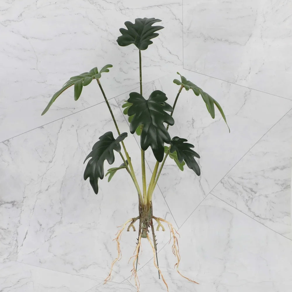 décoration intérieure plante artificielle verte feuilles modernes sans pot