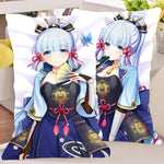 housse coussin animée personnages polyester blanc deco maison taille 60x180 cm