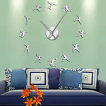 Horloge murale design ado handball 12 pouces