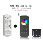 contrôleur led intelligent wifi rf 24g rh blanc noir cct rgb cct rgbw led