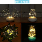 guirlande lumineuse dorée blanc moderne 150 led 200 led télécommande