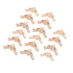 cornières décoratives baroques ornements floraux bois beige clair artisanat meubles décoration intérieure appliques angle
