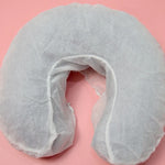 coussin voyage blanc non tissé jetable confortable simple 50 pièces 32x30cm