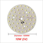 plaque led 5v blanc matrice diodes modernes 1w 2w 3w 5w 10w 12w