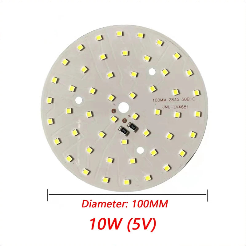 plaque led 5v blanc matrice diodes modernes 1w 2w 3w 5w 10w 12w