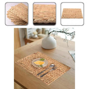 Set de table en bambou rustique 30x40 cm, napperon antidérapant pour salle à manger